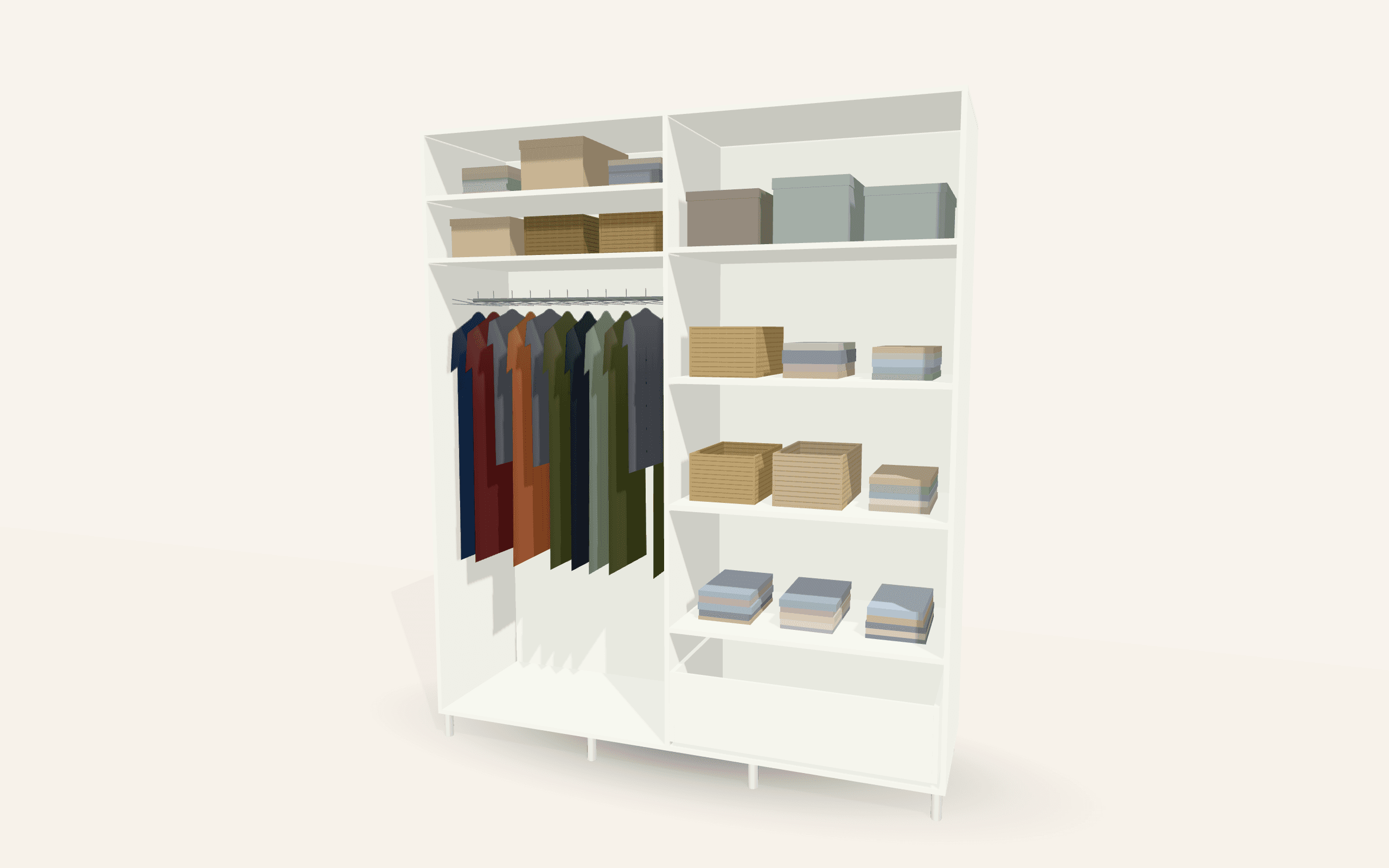 The Sorrento Framed Wardrobe