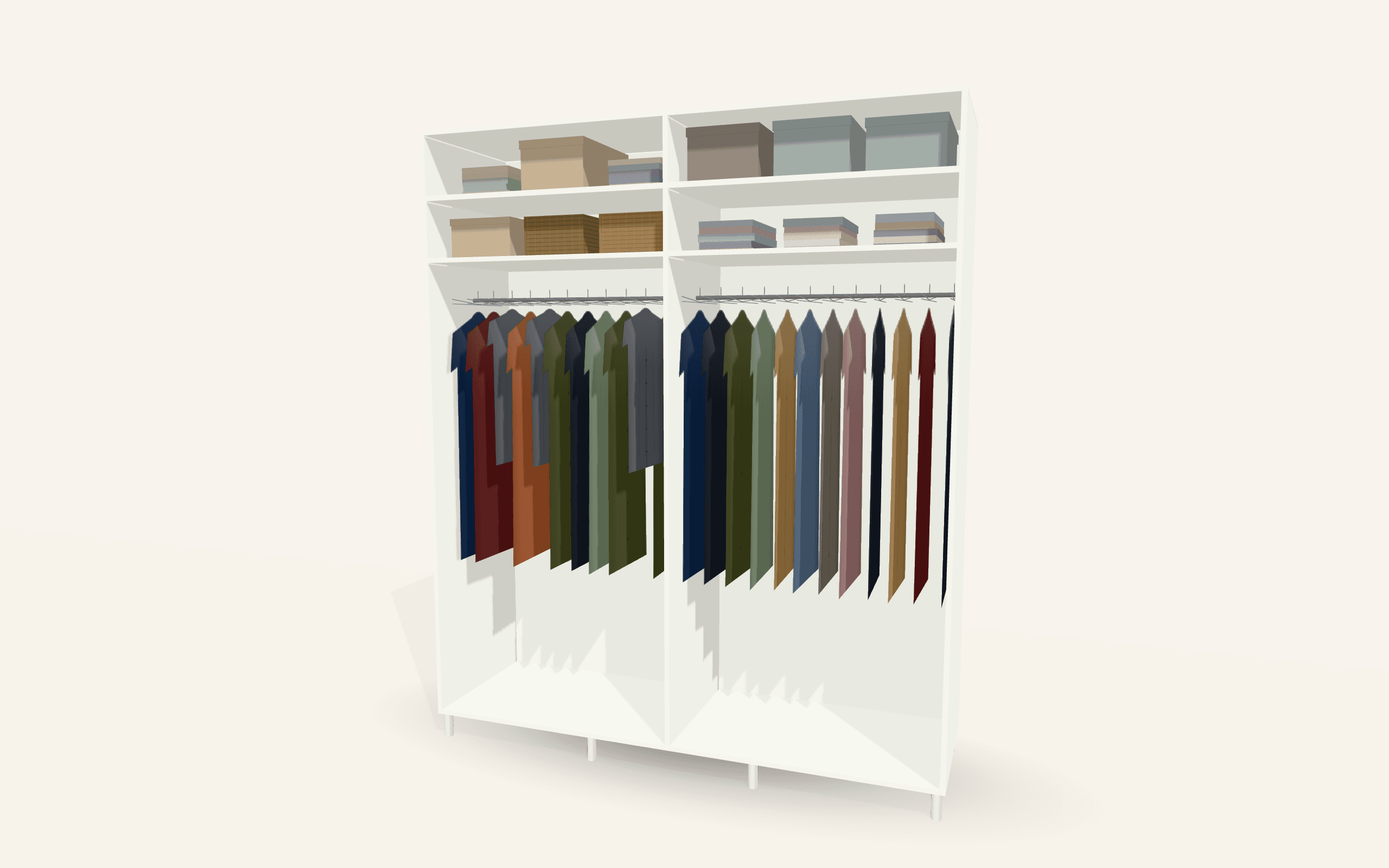The Parma Hinged Wardrobe