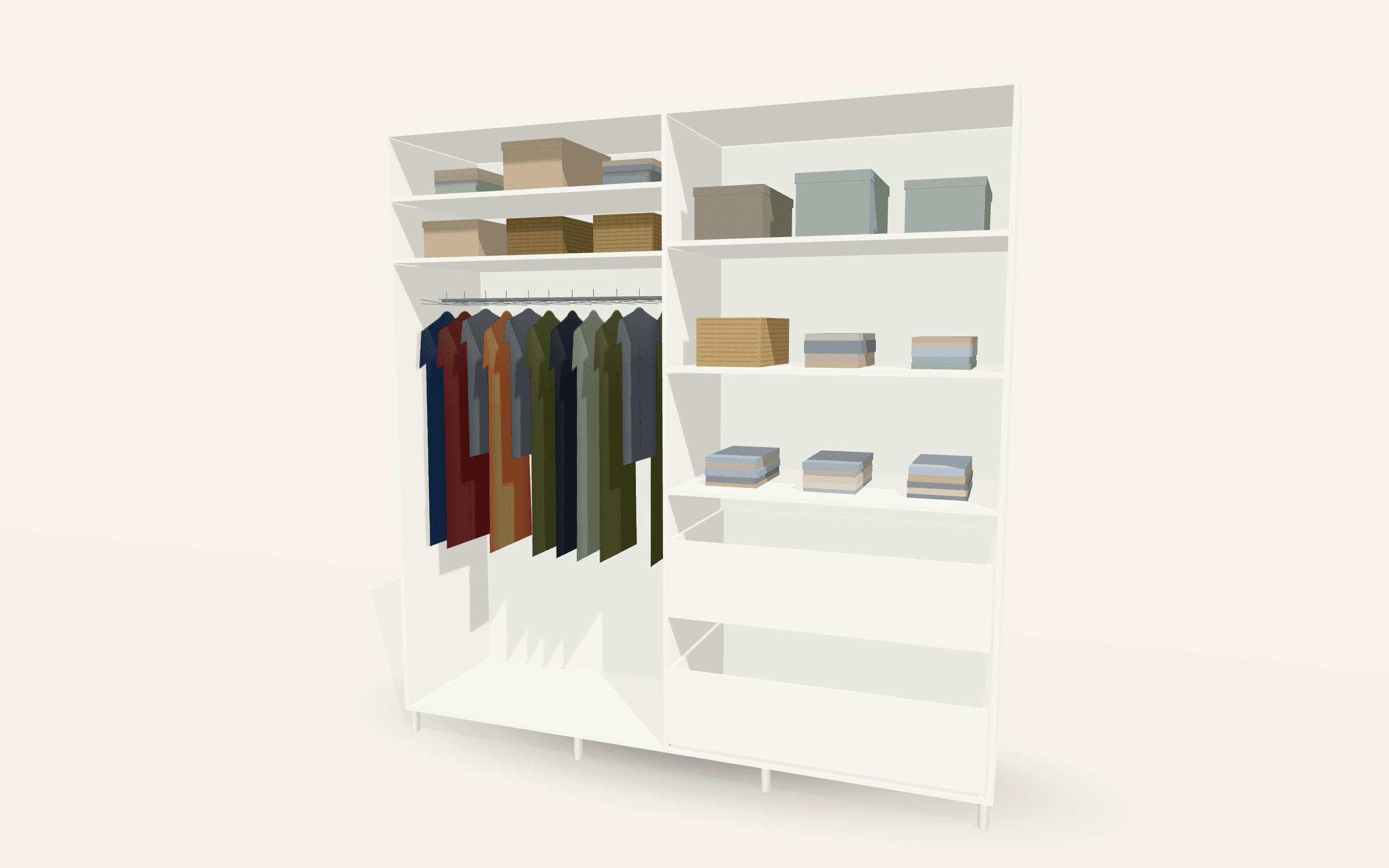The Nevada Lambeth Sliding Wardrobe