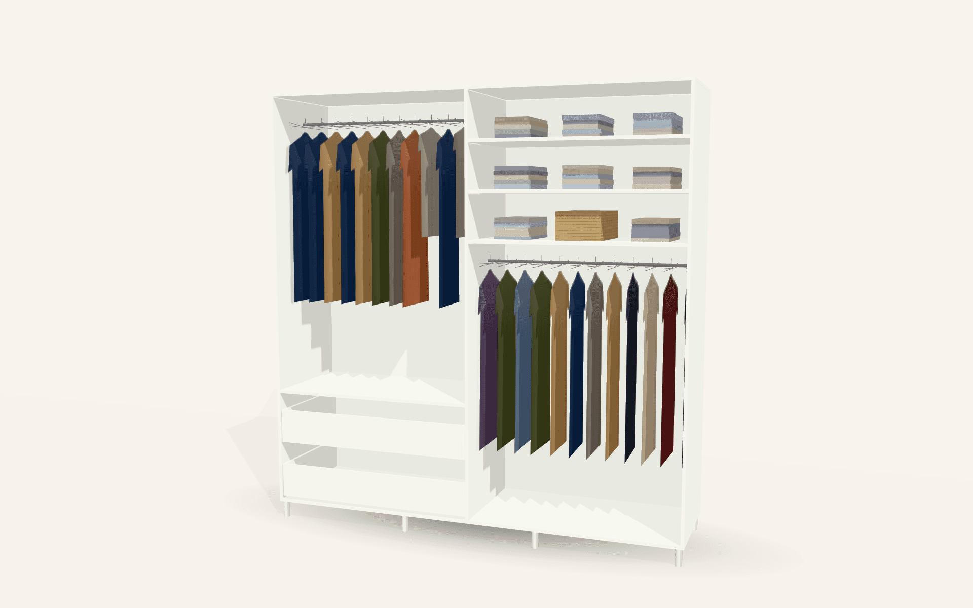 The Nevada Lambeth Sliding Wardrobe