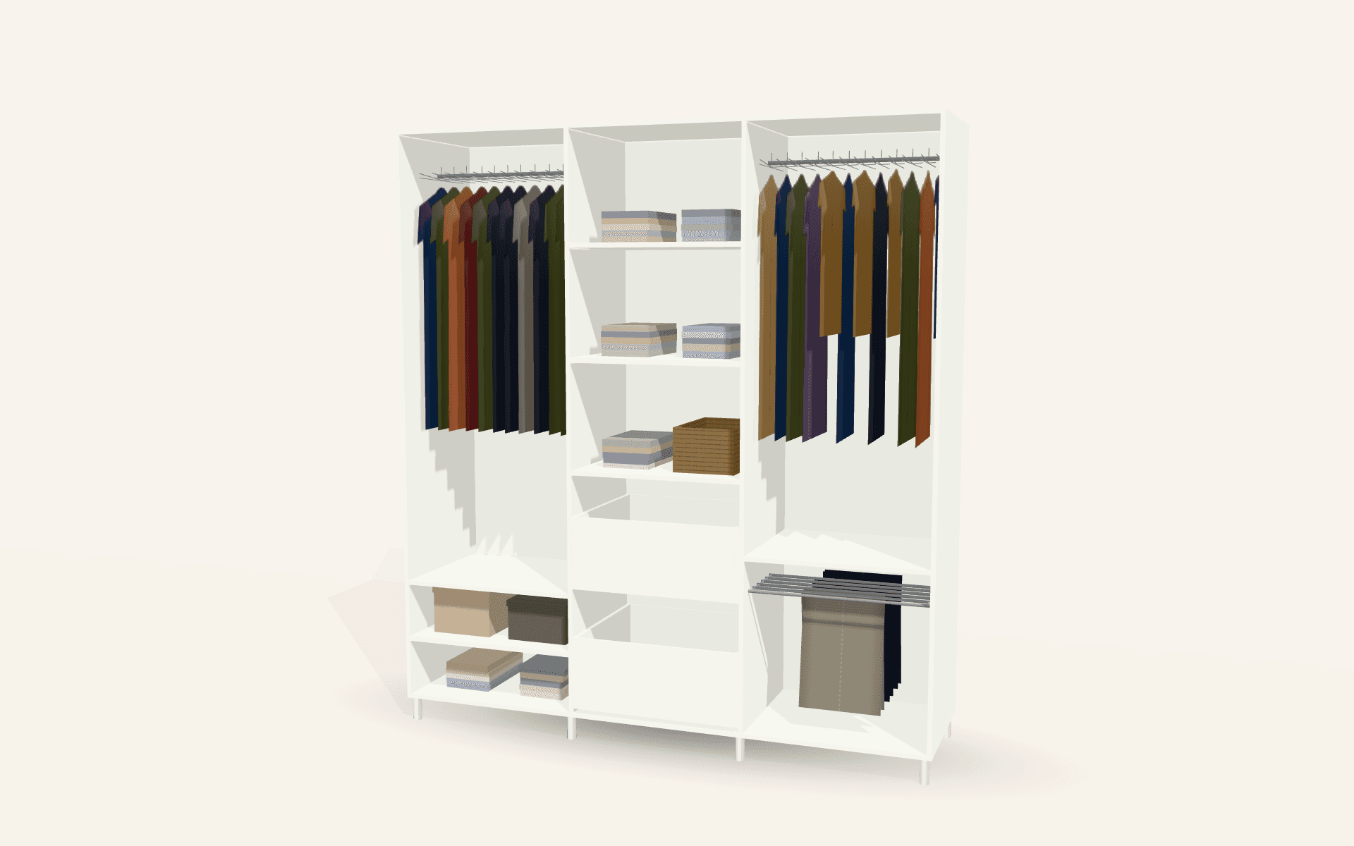 The Rialto Shaker Wardrobe