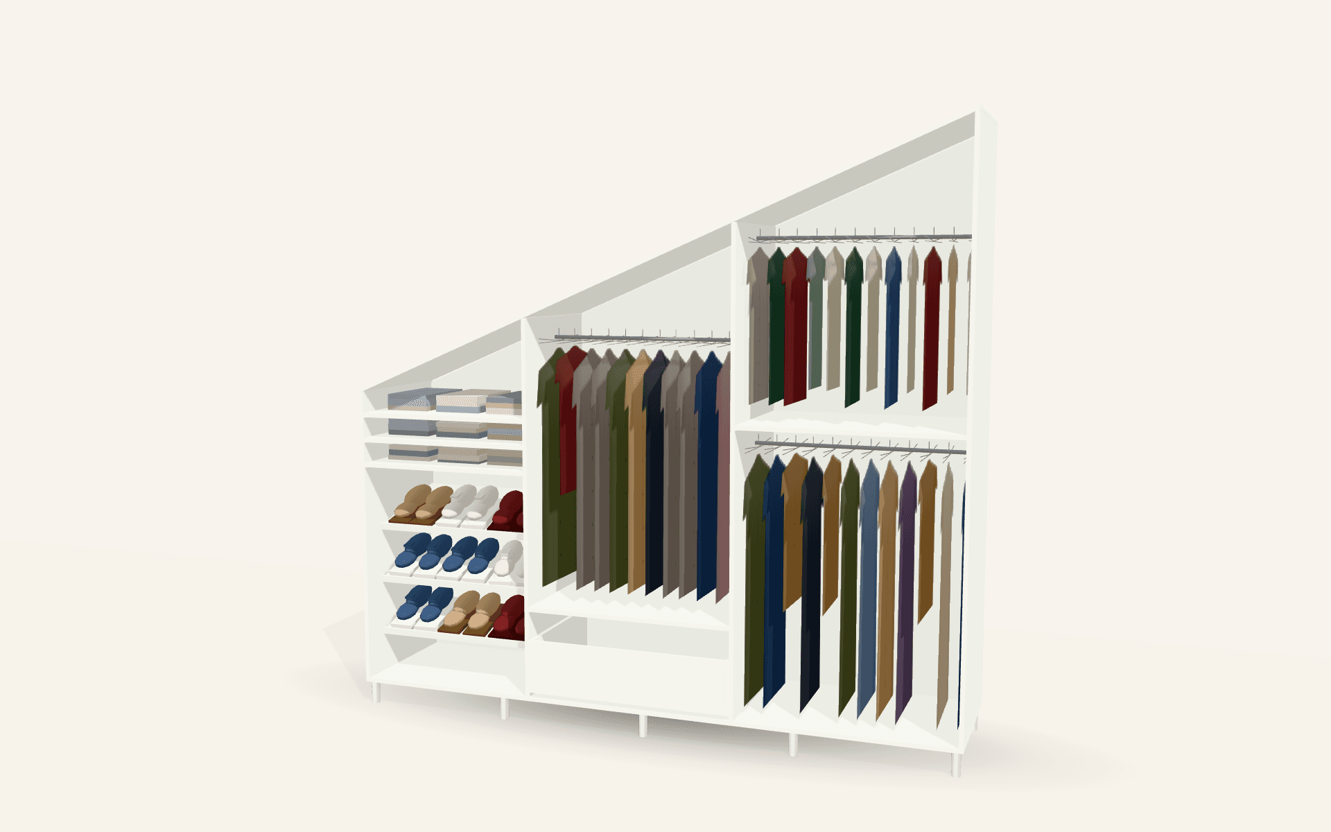 The Sienna Angled Wardrobe (Sloping Ceiling)