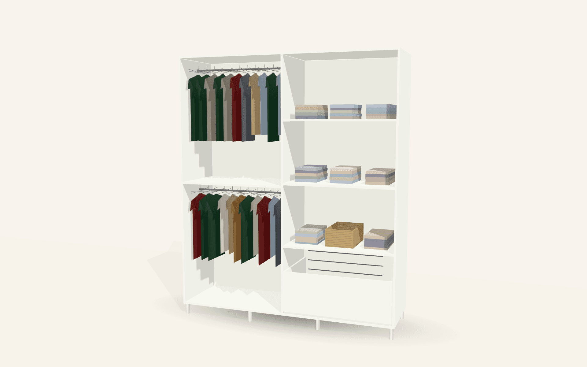 The Sorrento Framed Wardrobe