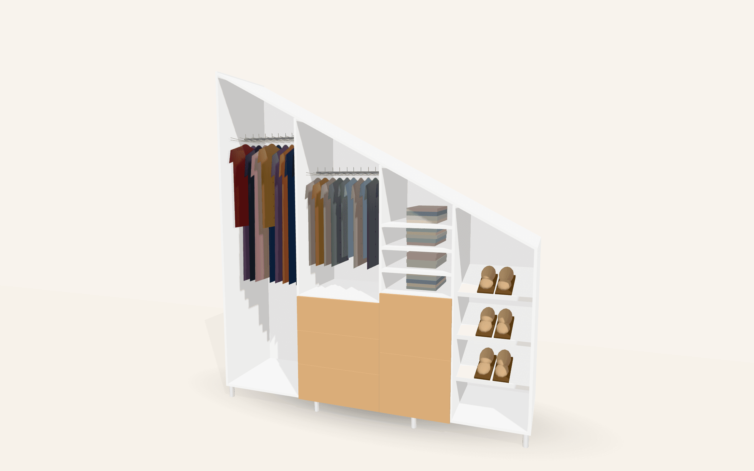 The Eaves — Loft Wardrobe